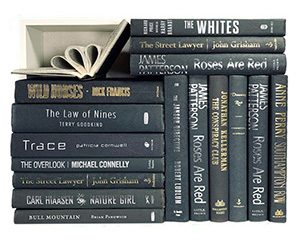 Assorted grey books