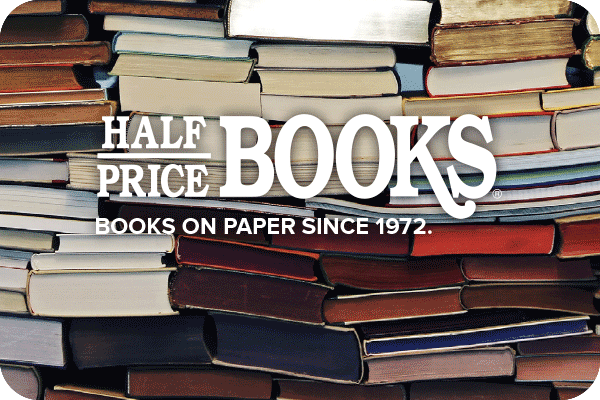 HALF PRICE BOOKS Books Pages Forming a Heart 2010 Gift Card ( $0 )